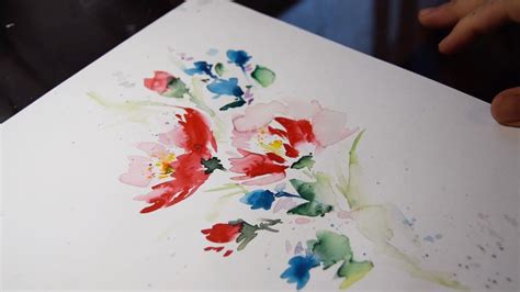 How to Paint Loose Watercolor Flowers: A Journey Through Chaos and Creativity